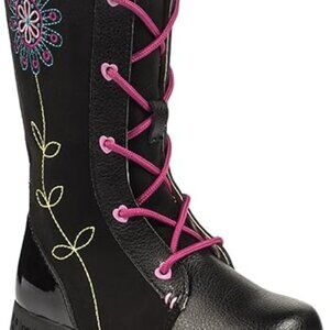 pediped Kalena Black leather boot